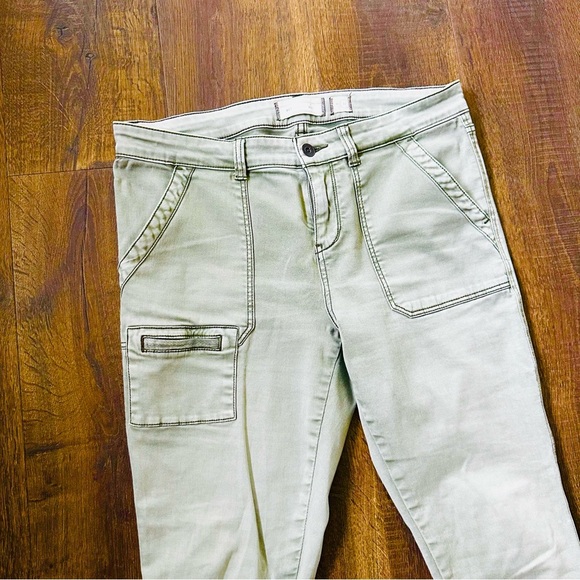 Anthropologie Hei Hei Cargo Pants | Grey/Green | Size 31 - Picture 6 of 9